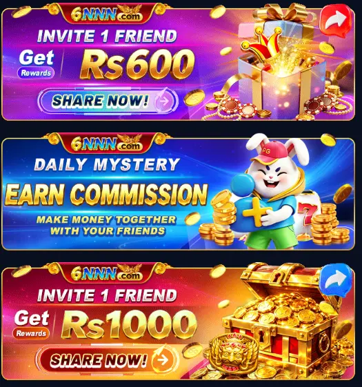 6NNN Game Referral Rewards and Bonuses
